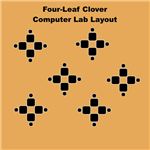 Four-Leaf Clover Computer Lab Layout